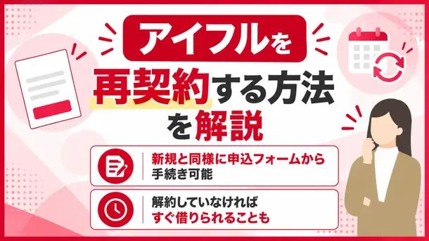 アイフルは完済後の再契約が可能!審査のポイントや注意点を解説