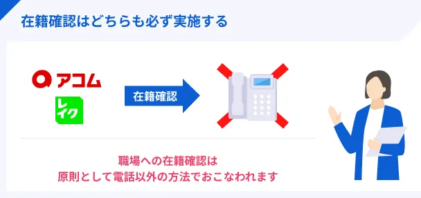 在籍確認の違い