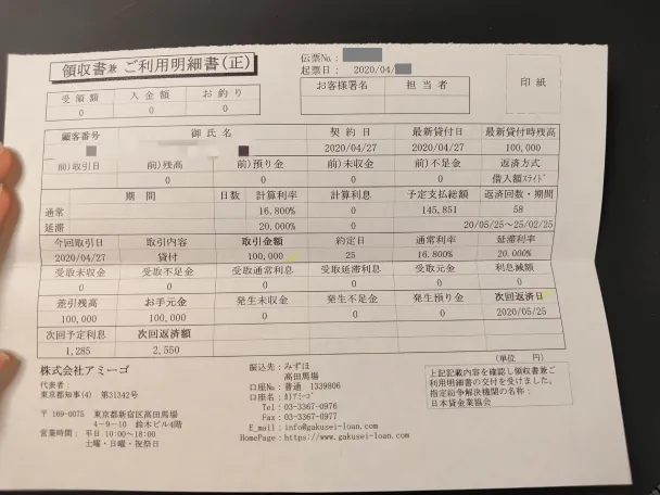 市川さんの契約内容