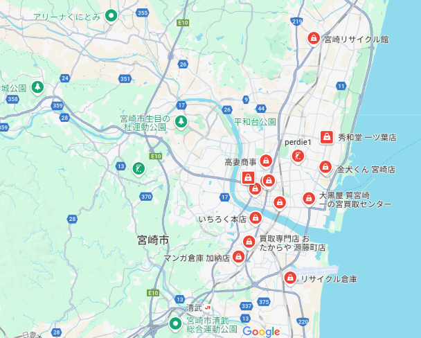 宮崎県の質屋一覧