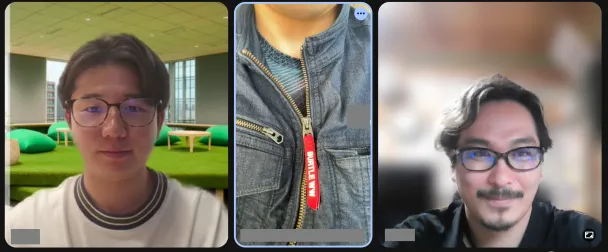 インタビュー中の中村さん