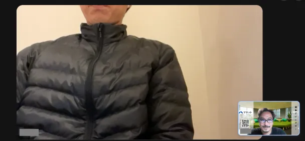 インタビュー中の武さん