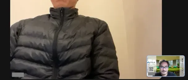 インタビュー中の武さん