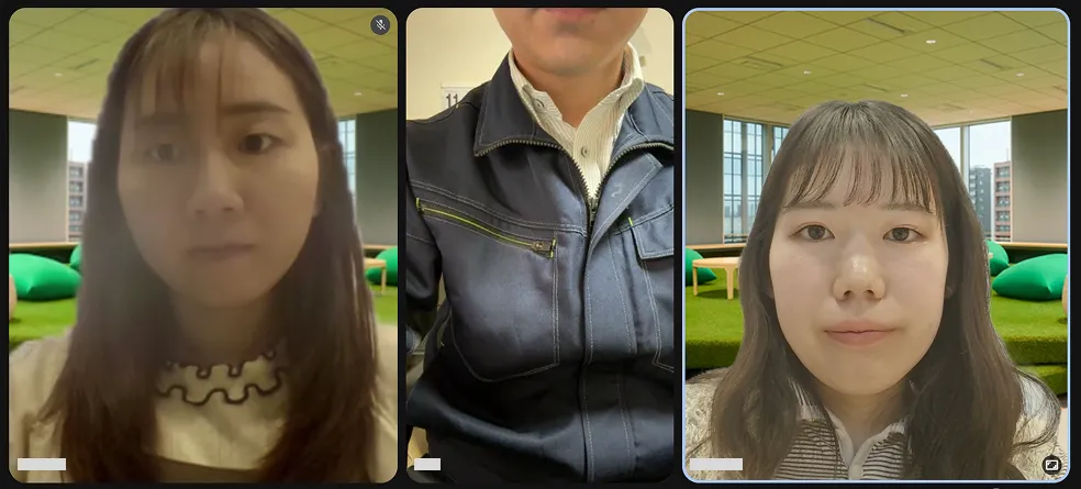 インタビュー中の竹田さん