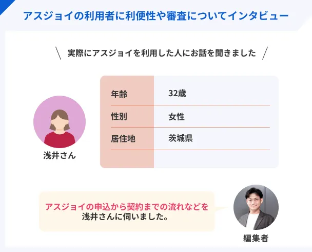 浅井さんのプロフィール