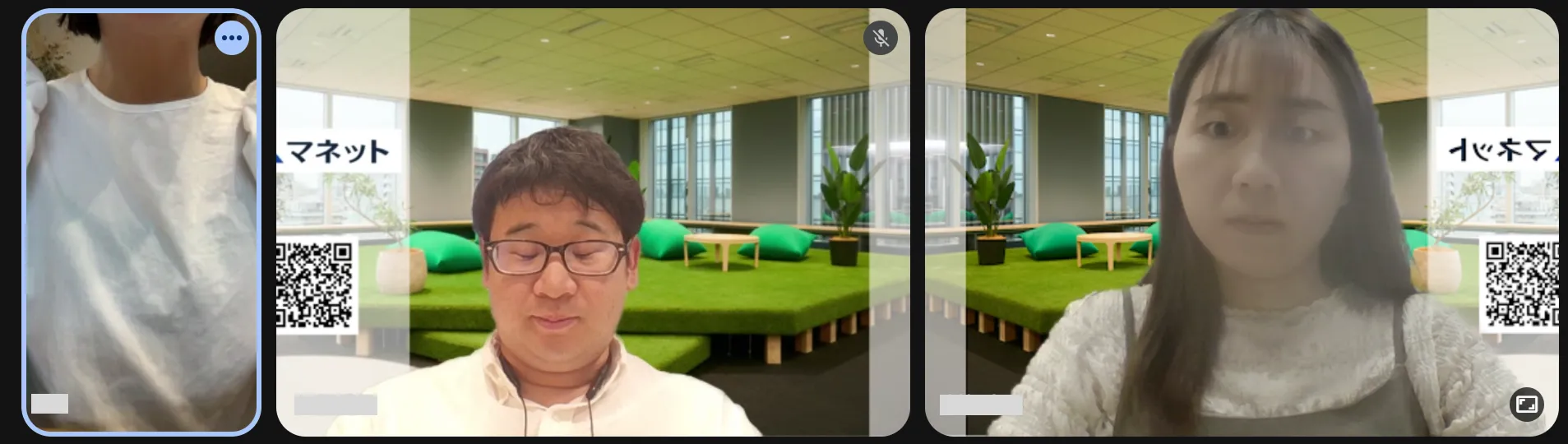 インタビュー中の吉田さん