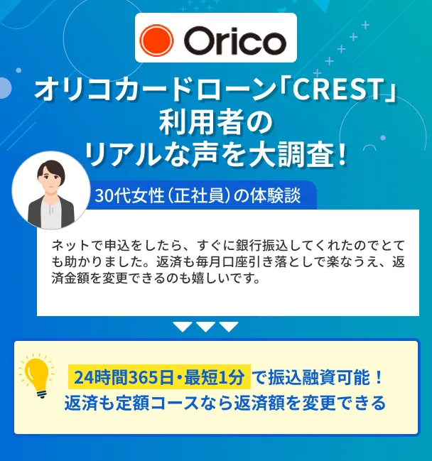 Orico-cardloan-user-testimonials