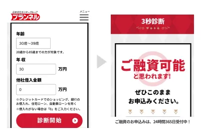 プランネルの3秒診断