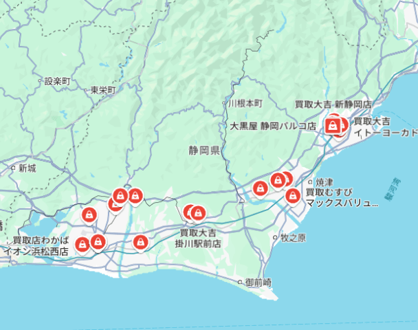 静岡県内にある買取専門店