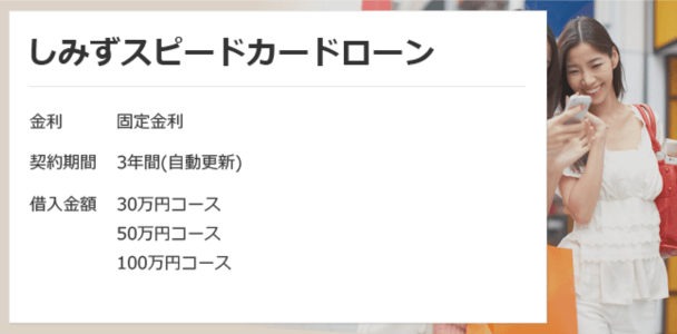 しみずスピードカードローン