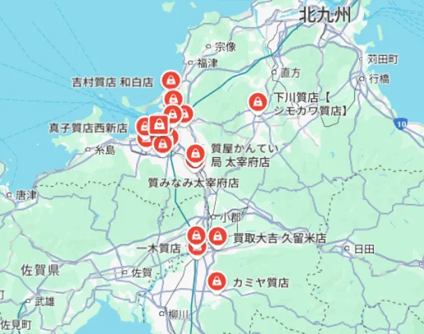 福岡県内の質屋