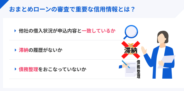 おまとめローンの審査で重要な信用情報とは？